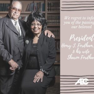 Statement on the Loss of Elder and Mrs. Fordham
