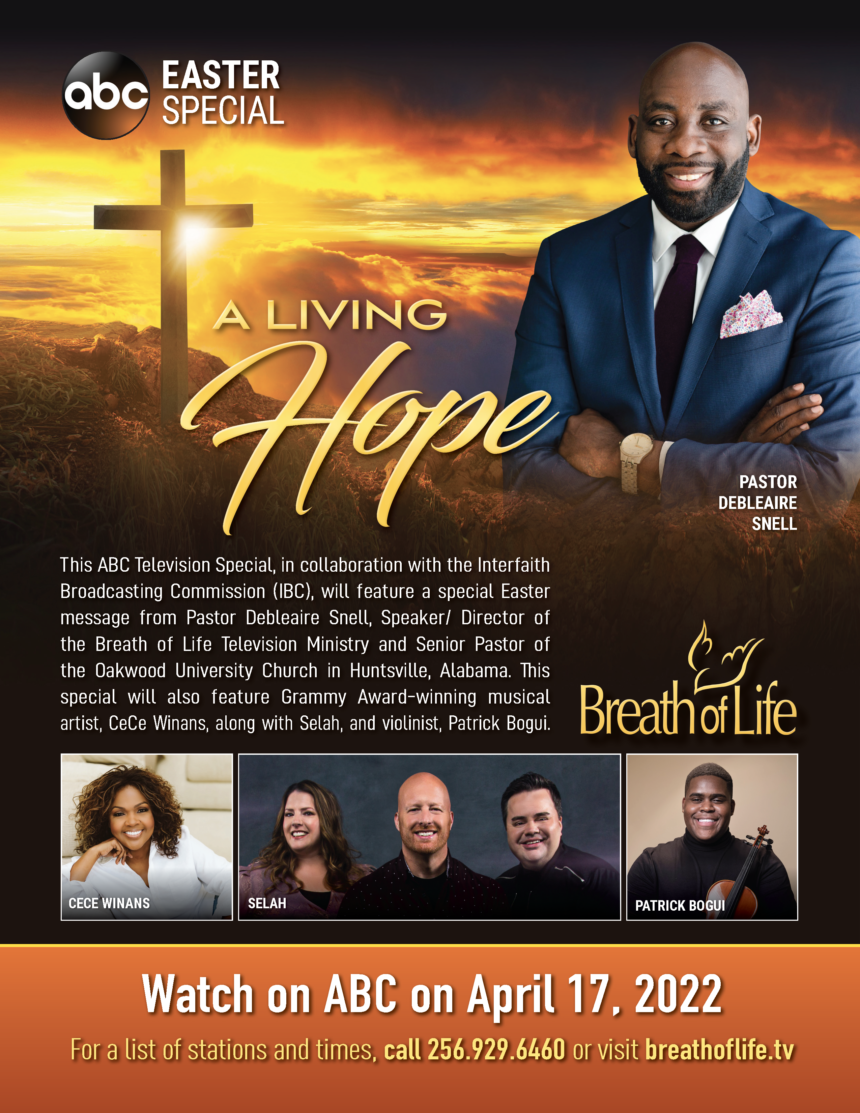 A Living Hope: Breath of Life Easter Special Airs on ABC Stations